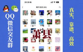 萧县-单身男女交友群①