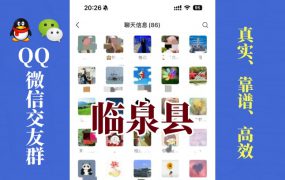 临泉县-单身男女交友群①