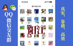 阳江-单身男女交友群①