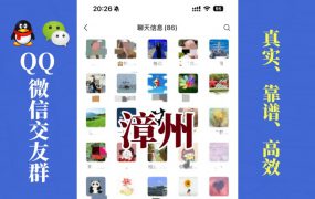 漳州-单身男女交友群①