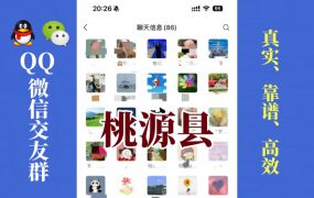 桃源县-单身男女交友群①