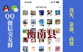 衡南县-单身男女交友群①