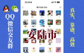 安陆市-单身男女交友群①