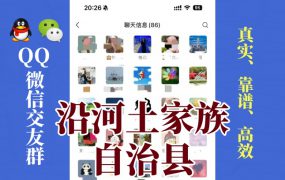 沿河土家族自治县-单身男女交友群①