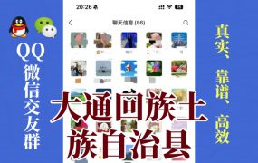 大通回族土族自治县-单身男女交友群①