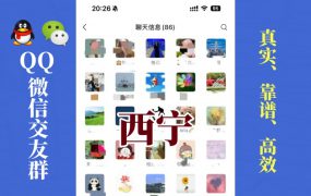 西宁-单身男女交友群①