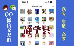 静宁县-单身男女交友群①