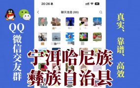 宁洱哈尼族彝族自治县-单身男女交友群①