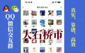 大石桥市-单身男女交友群①