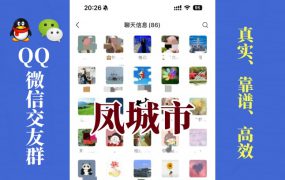 凤城市-单身男女交友群①