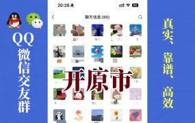 开原市-单身男女交友群①