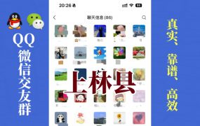 上林县-单身男女交友群①