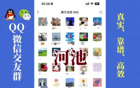 河池-单身男女交友群①