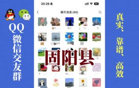 固阳县-单身男女交友群①