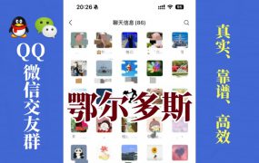 鄂尔多斯-单身男女交友群①