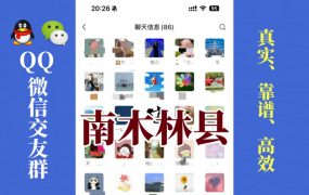 南木林县-单身男女交友群①