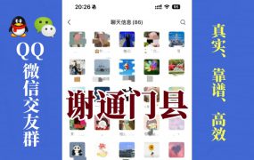 谢通门县-单身男女交友群①