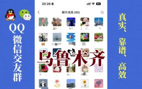 乌鲁木齐-单身男女交友群①