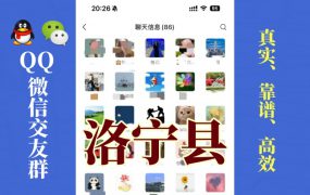 洛宁县-单身男女交友群①