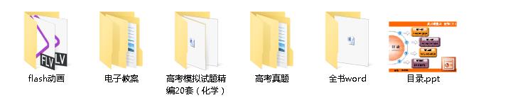 高考化学经典资料（真题、课件、flash动画）