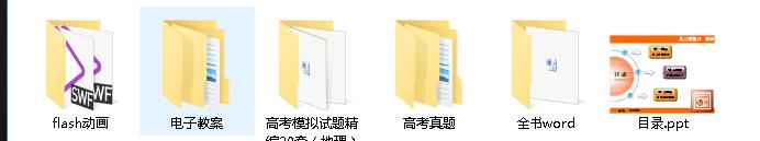 高考地理经典资料（真题、课件、flash动画）