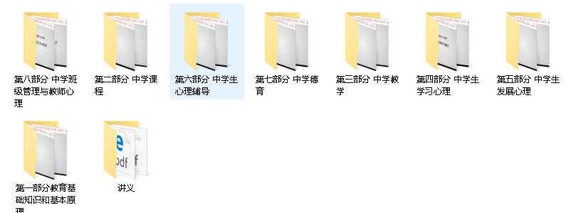 2019协议班-中学教育知识与能力