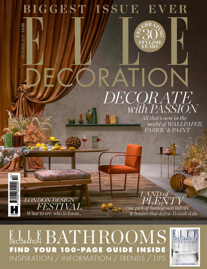 Elle Decoration UK – 时尚家居/住宅装饰 – 2019年合集打包